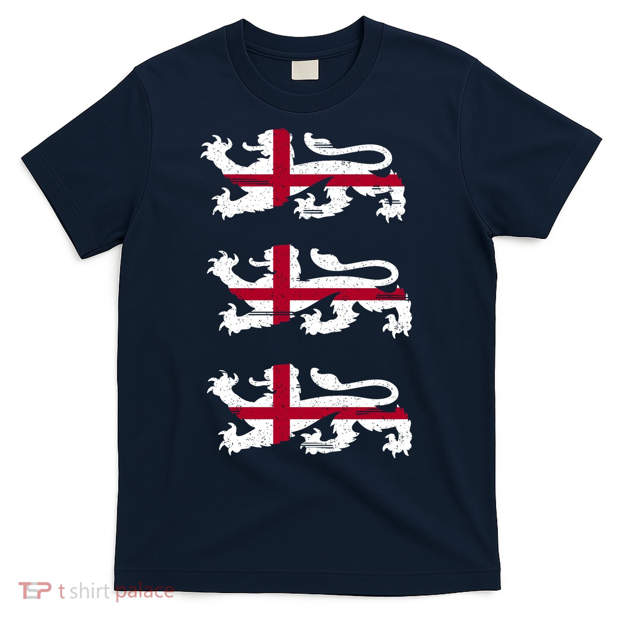 England Euro 21 English Lions Soccer Fan Flag T-Shirt