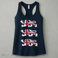 England Euro 21 English Lions Soccer Fan Flag Women's Tank Top thumb 3