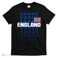 England Flag Soccer Ball Futbol Pattern T-Shirt thumb 0