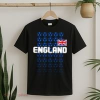 England Flag Soccer Ball Futbol Pattern T-Shirt thumb 2