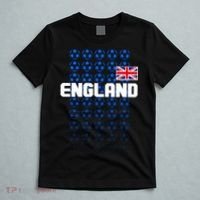 England Flag Soccer Ball Futbol Pattern T-Shirt thumb 5