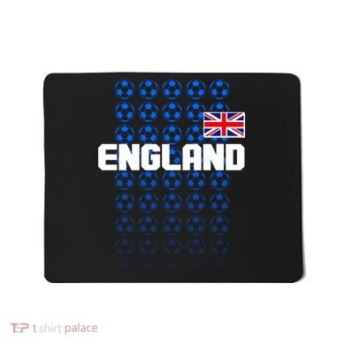 England Flag Soccer Ball Futbol Pattern Mousepad