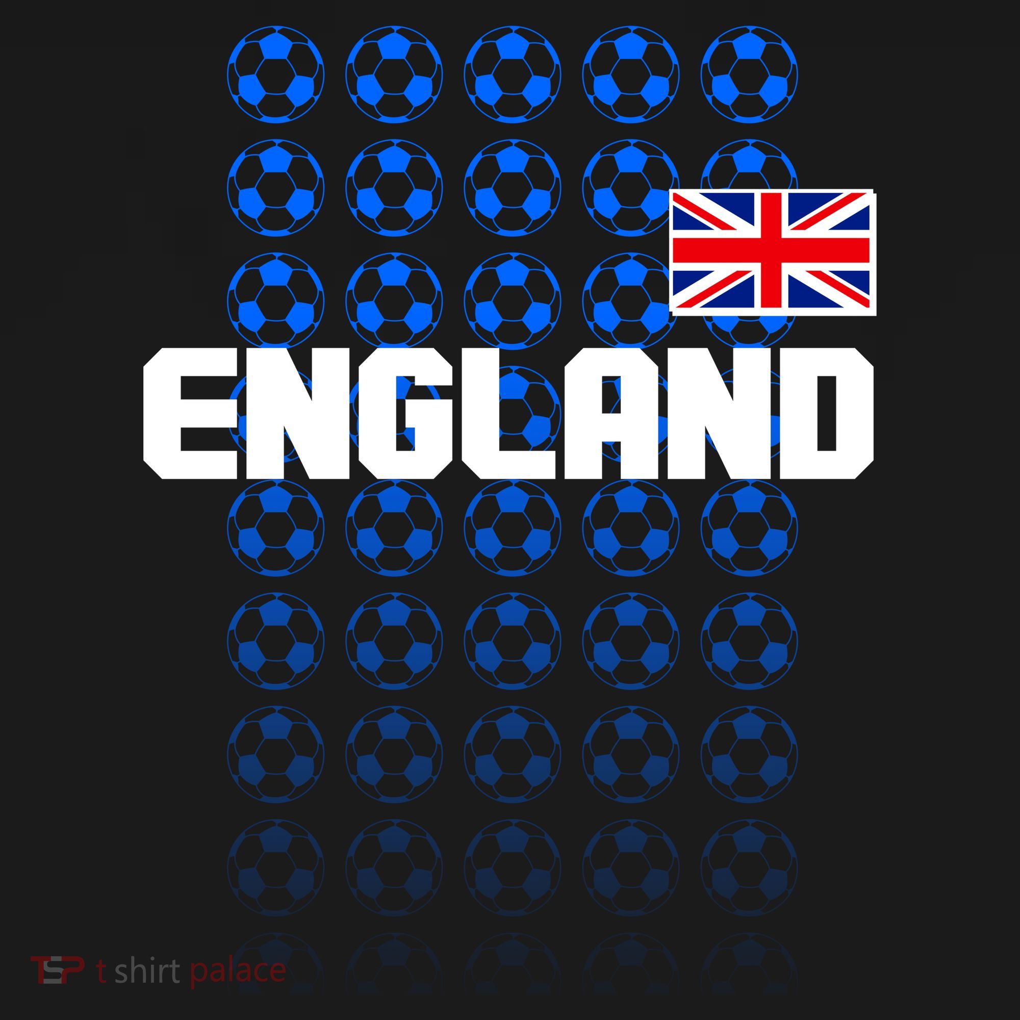 England Flag Soccer Ball Futbol Pattern Ornament