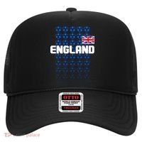 England Flag Soccer Ball Futbol Pattern Hat thumb 0