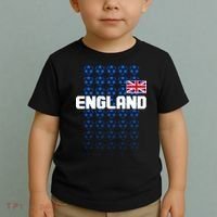 England Flag Soccer Ball Futbol Pattern Toddler T-Shirt thumb 2