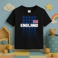 England Flag Soccer Ball Futbol Pattern Toddler T-Shirt thumb 3