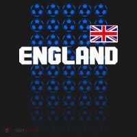 England Flag Soccer Ball Futbol Pattern Toddler T-Shirt thumb 4
