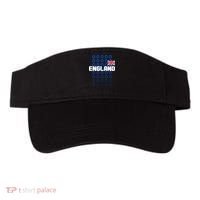 England Flag Soccer Ball Futbol Pattern Visor thumb 0