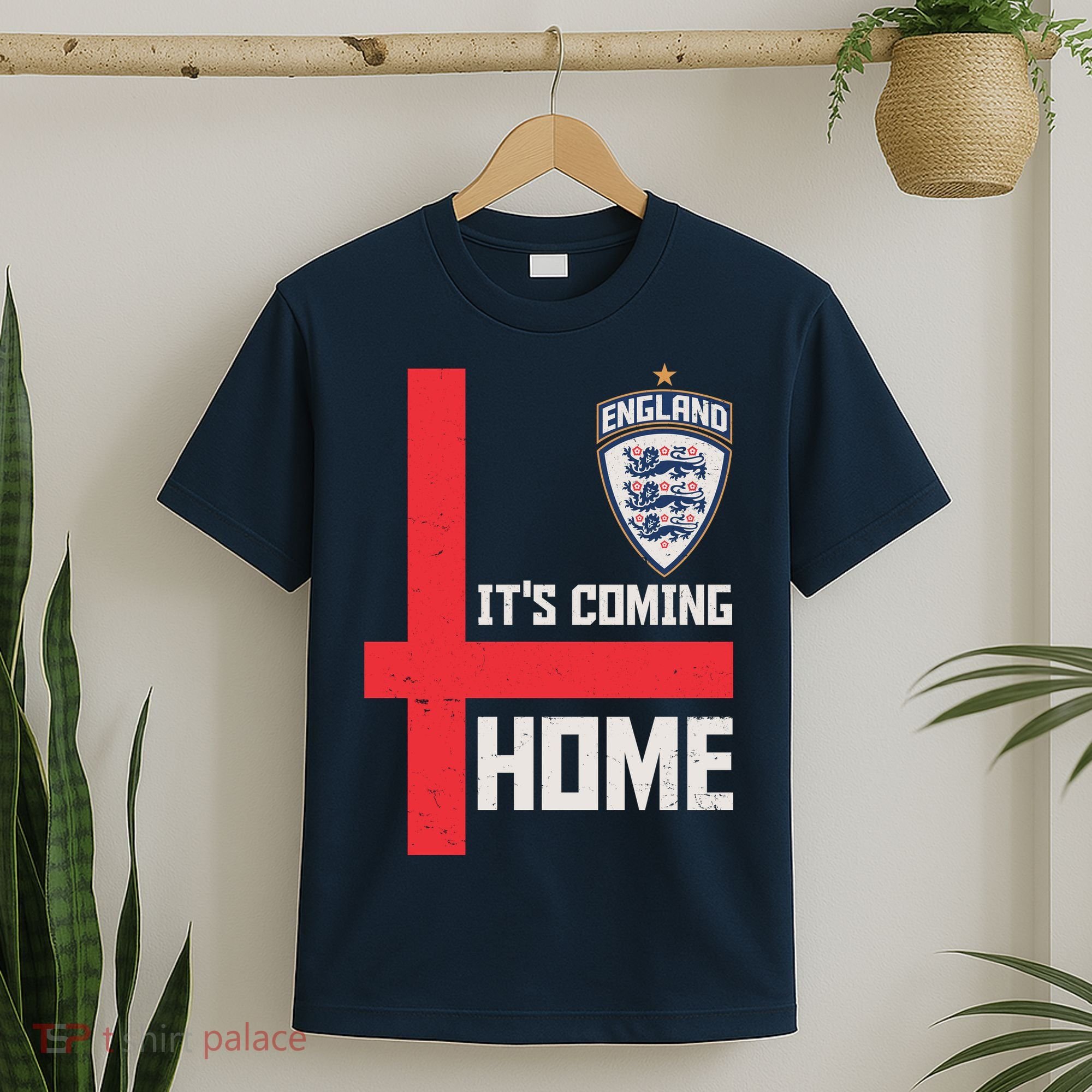England It's Coming Home Soccer Jersey Futbol T-Shirt