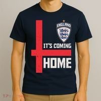 England It's Coming Home Soccer Jersey Futbol T-Shirt thumb 3