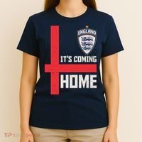 England It's Coming Home Soccer Jersey Futbol T-Shirt thumb 4