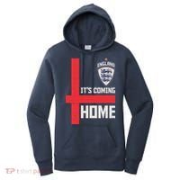 England It's Coming Home Soccer Jersey Futbol Women's Hoodie thumb 0