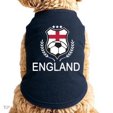 England Soccer English Flag Doggie Tank