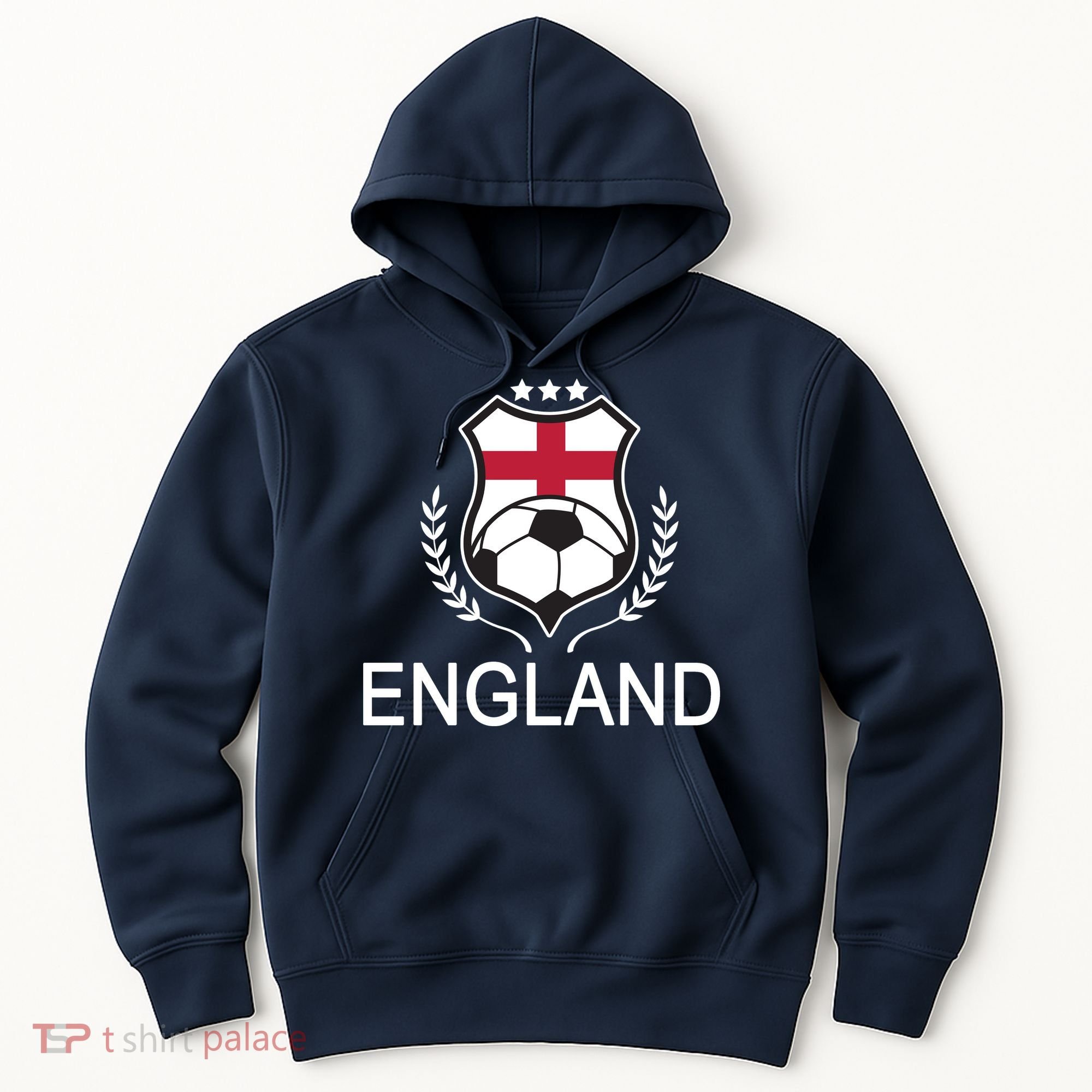 England Soccer English Flag Hoodie