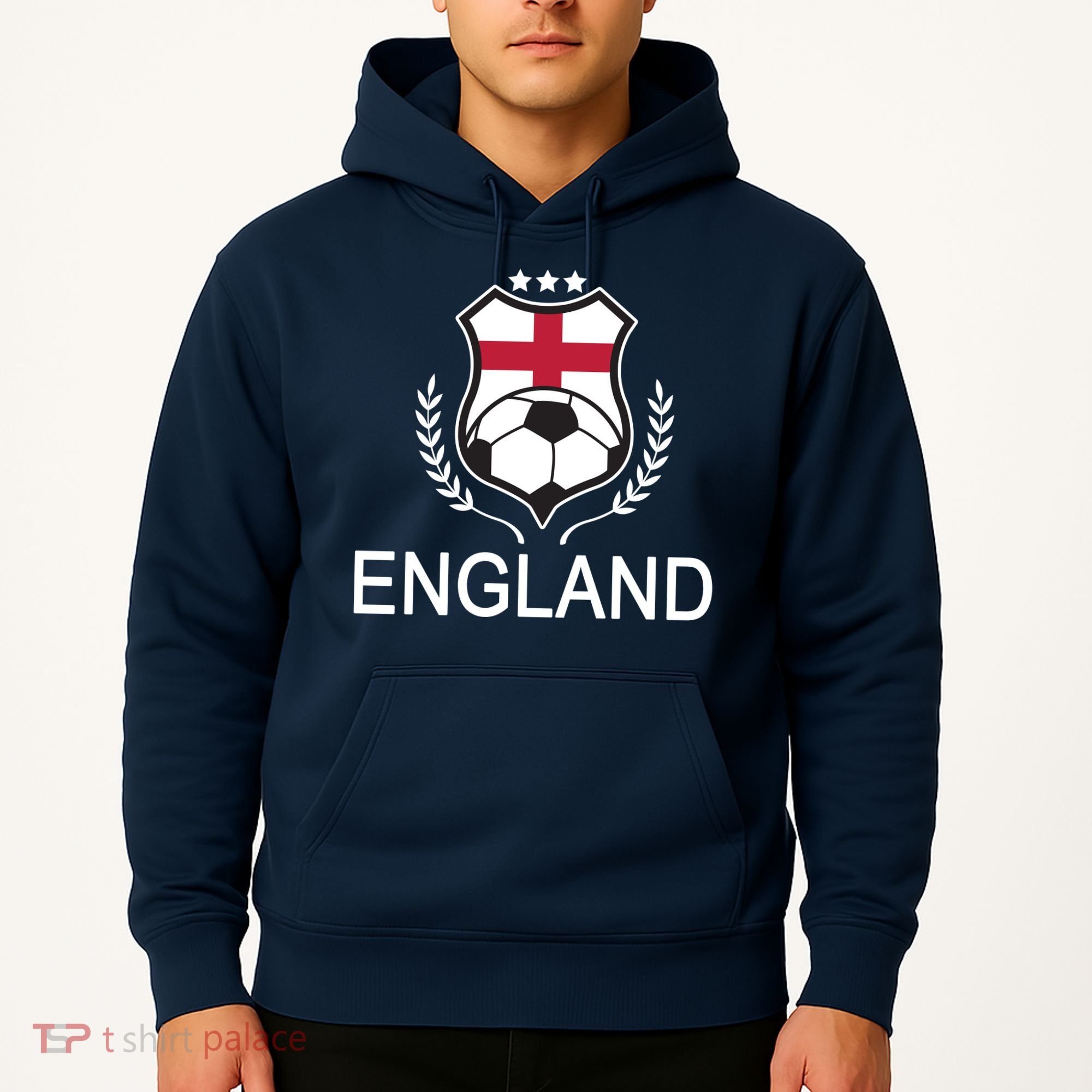 England Soccer English Flag Hoodie