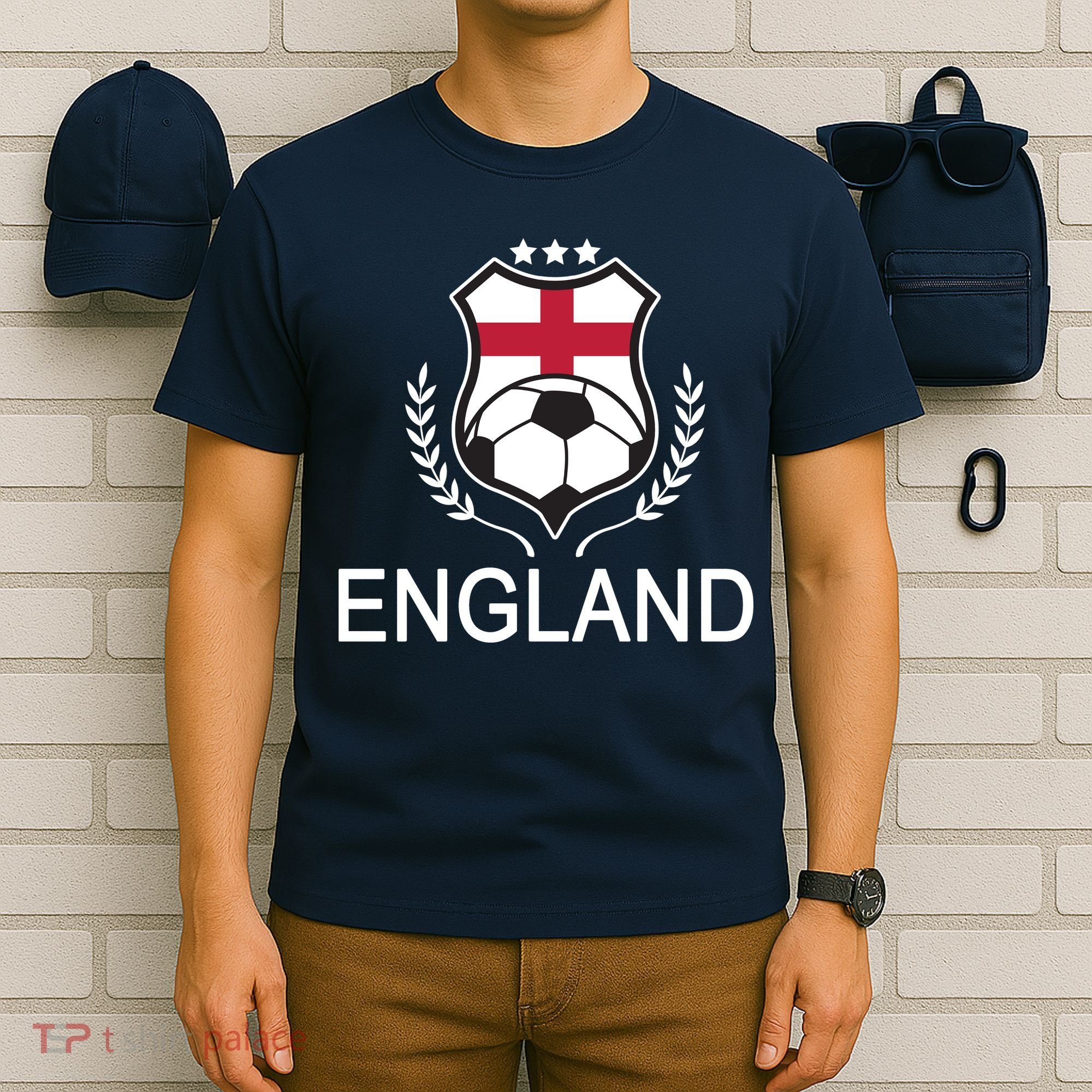 England Soccer English Flag T-Shirt