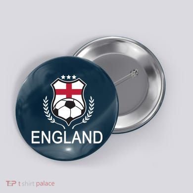 England Soccer English Flag Button