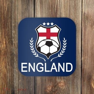 England Soccer English Flag Coaster