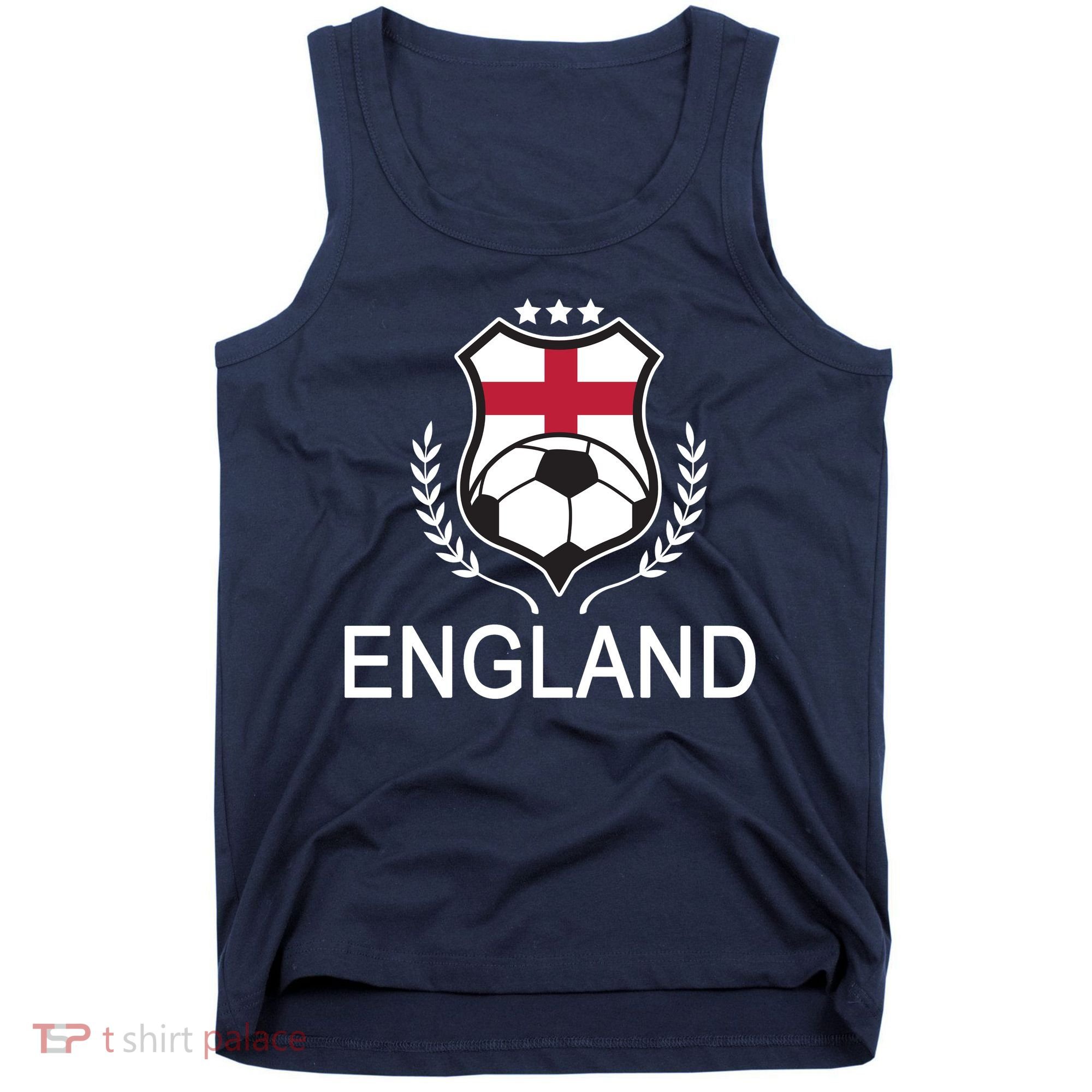 England Soccer English Flag Tank Top