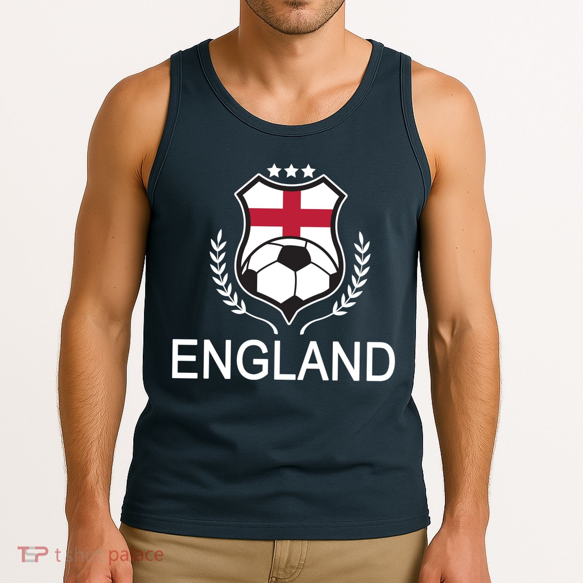 England Soccer English Flag Tank Top