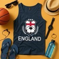 England Soccer English Flag Tank Top thumb 4