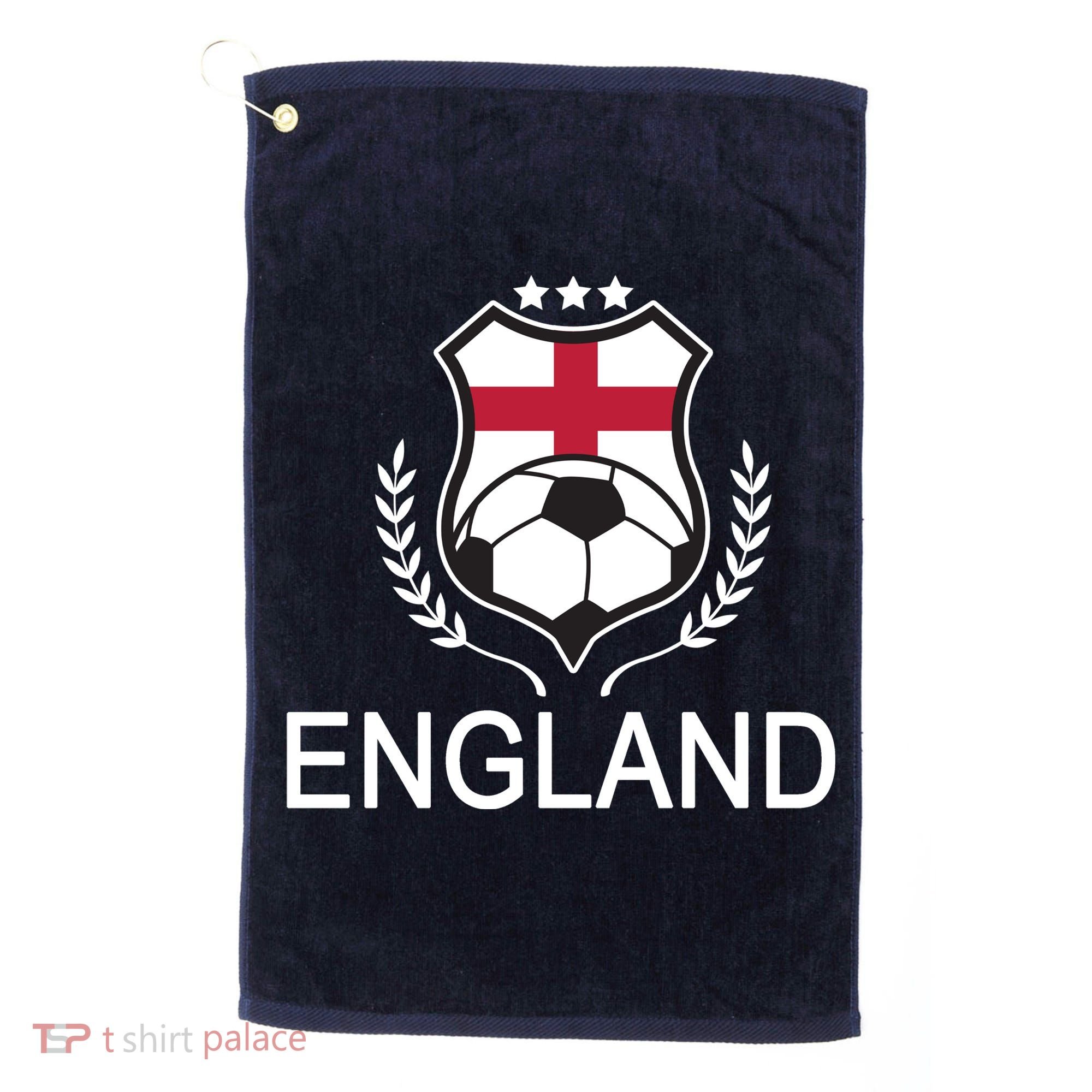 England Soccer English Flag Golf Towel
