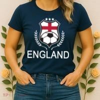 England Soccer English Flag Women's T-Shirt thumb 2