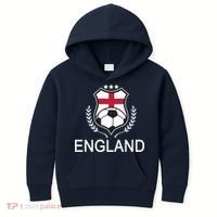 England Soccer English Flag Kids Hoodie thumb 0