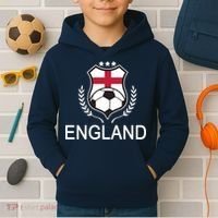 England Soccer English Flag Kids Hoodie thumb 2