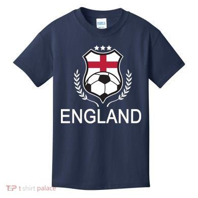 England Soccer English Flag Kids T-Shirt