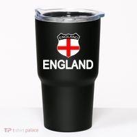 England Soccer Fan English Crest Flag Tumbler thumb 0