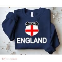 England Soccer Fan English Crest Flag Sweatshirt thumb 2
