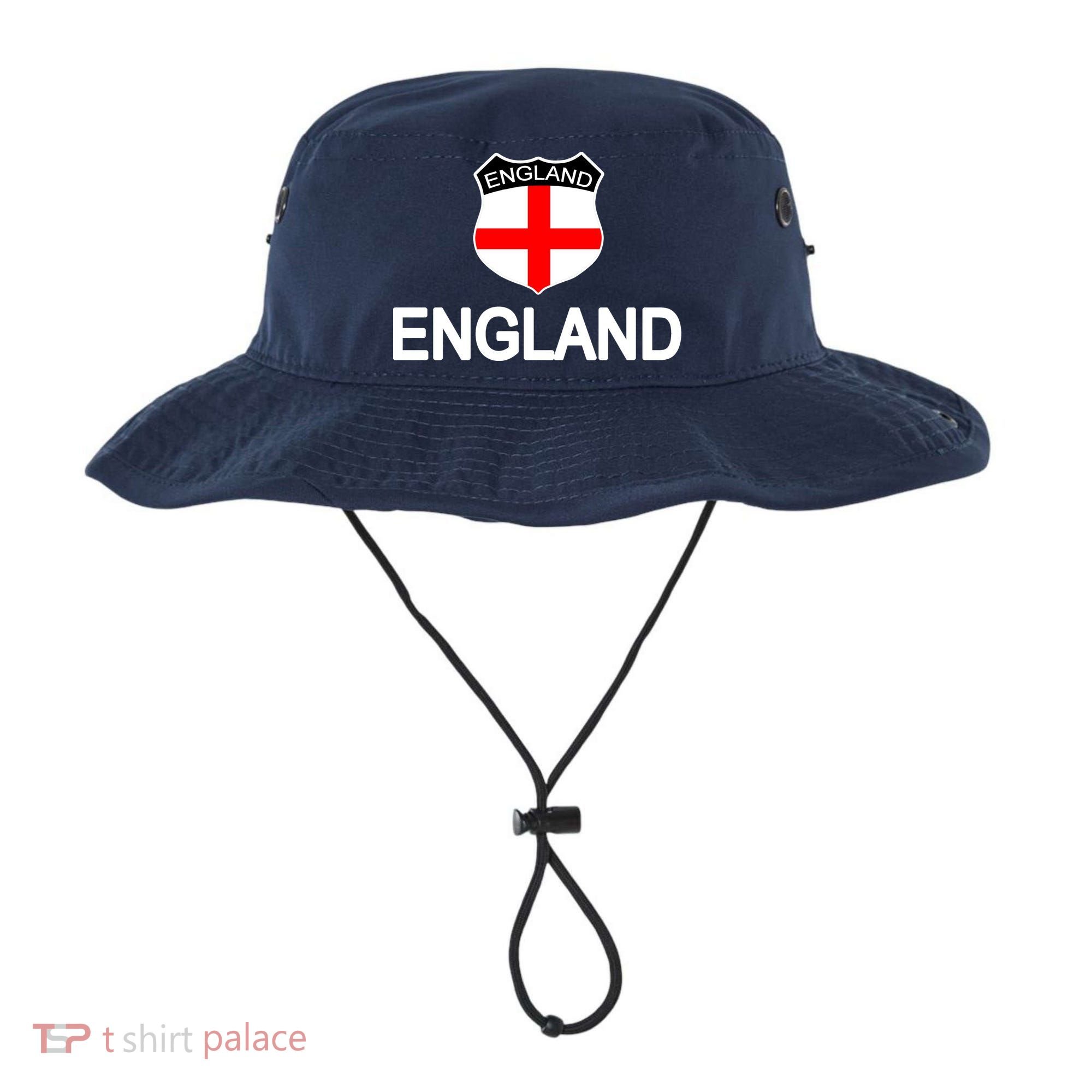 England Soccer Fan English Crest Flag Bucket Hat