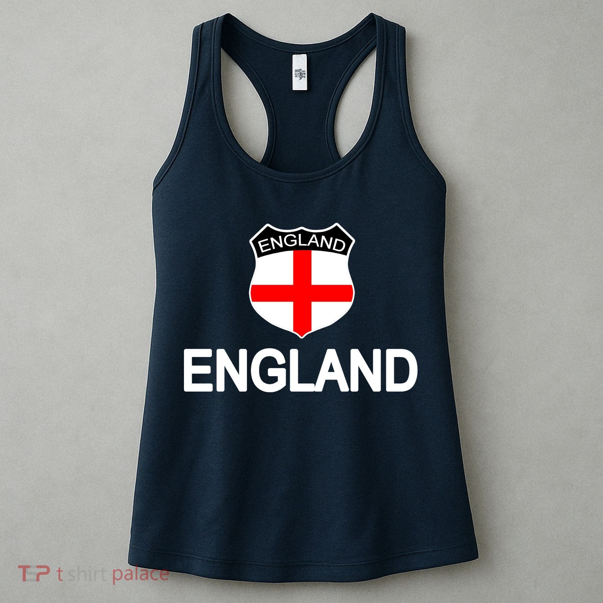 England Soccer Fan English Crest Flag Women's Tank Top