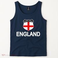 England Soccer Fan English Crest Flag Tank Top thumb 2