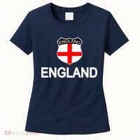 England Soccer Fan English Crest Flag Women's T-Shirt thumb 0
