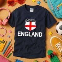 England Soccer Fan English Crest Flag Kids T-Shirt thumb 3