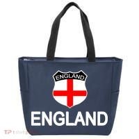 England Soccer Fan English Crest Flag Tote Bag thumb 0