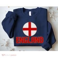 England Soccer Football Red and White Cross Flag logo Sweatshirt thumb 2