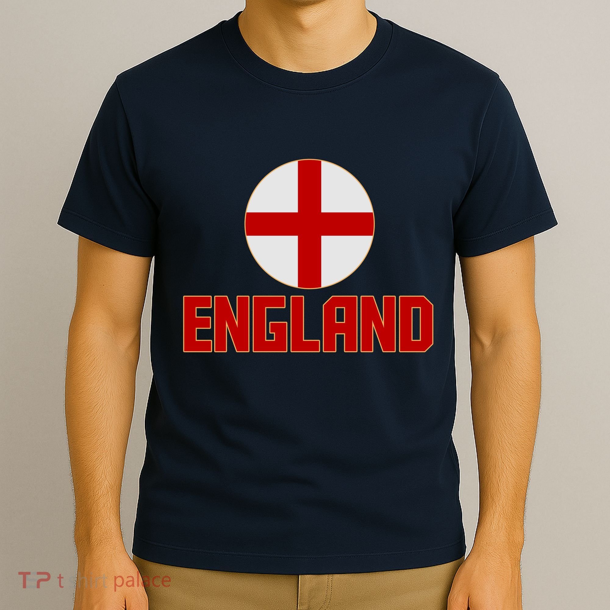 England Soccer Football Red and White Cross Flag logo T-Shirt