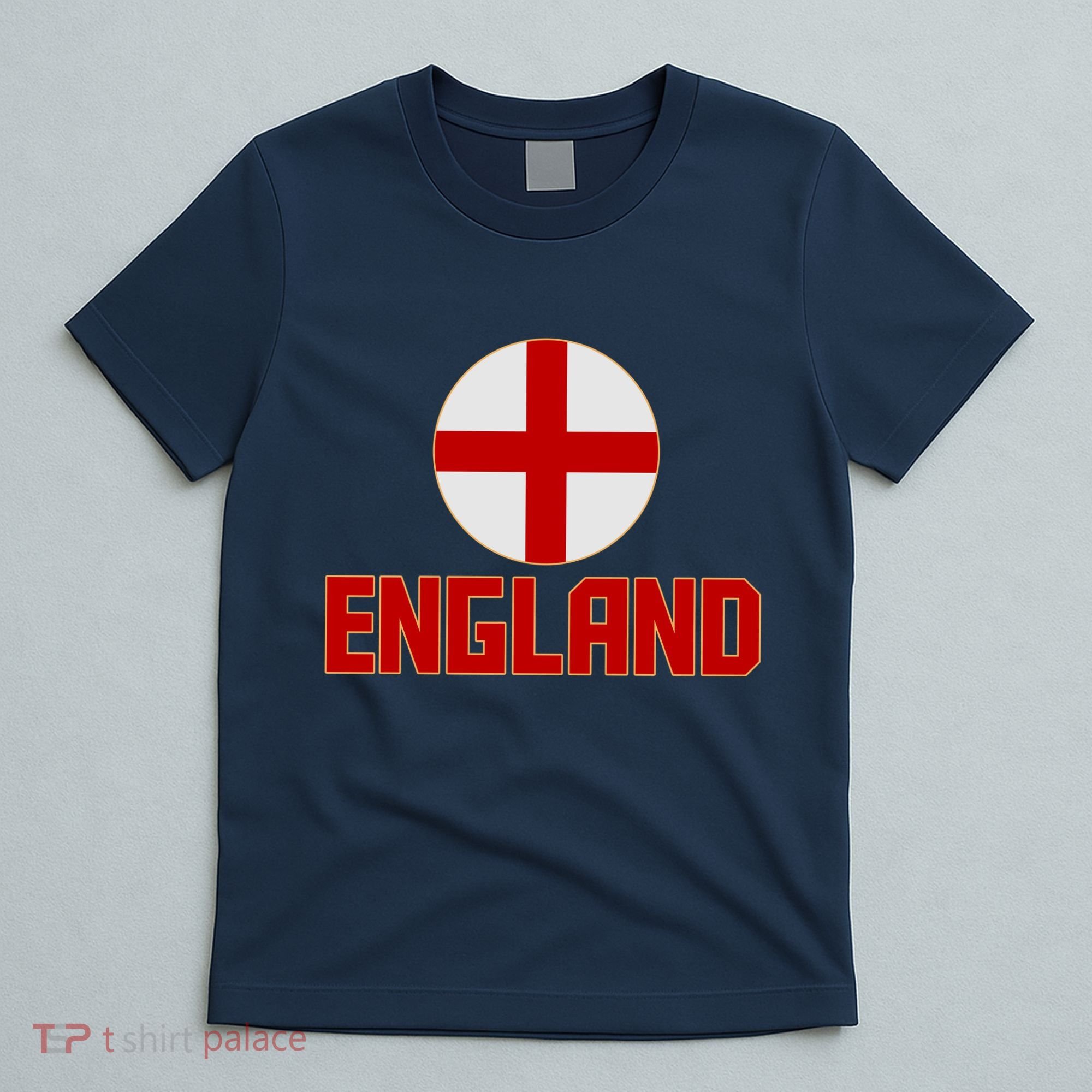 England Soccer Football Red and White Cross Flag logo T-Shirt