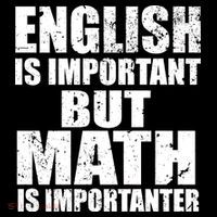 English Is Important But Math Is Importanter Ornament thumb 1