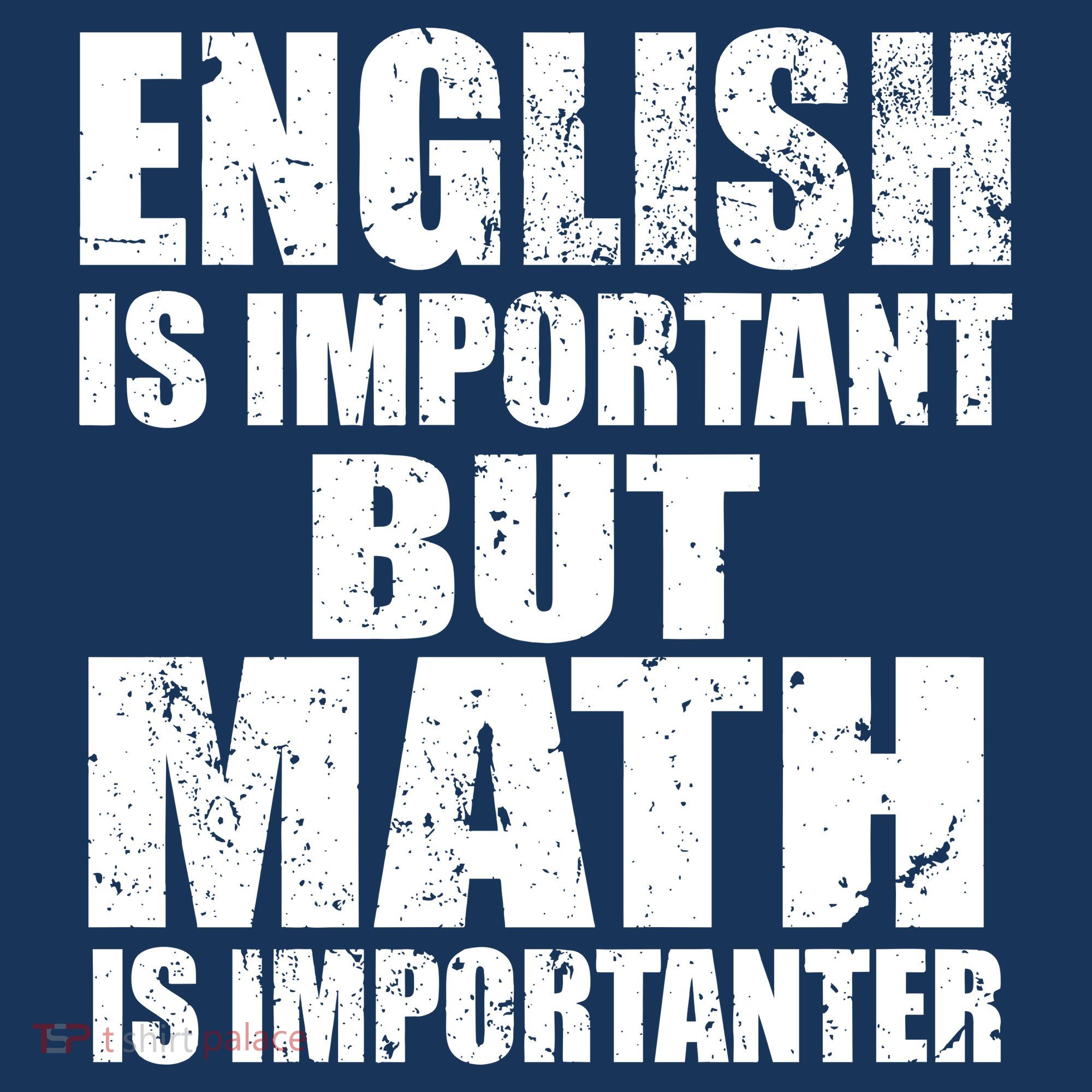 English Is Important But Math Is Importanter Apron