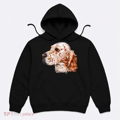 English Setter Dog Hoodie