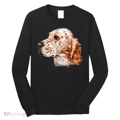 English Setter Dog Long Sleeve Shirt