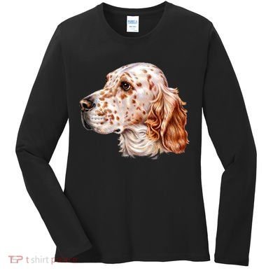 English Setter Dog Women's Long Sleeve Shirt