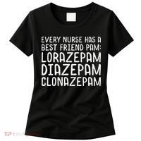 Every Nurse Has A Best Friend Funny Women's T-Shirt thumb 0