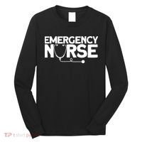 Emergency Nurse - Humorous Nursing Nurse Long Sleeve Shirt thumb 0