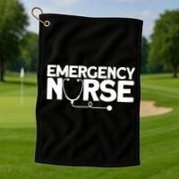 Emergency Nurse - Humorous Nursing Nurse Golf Towel thumb 1