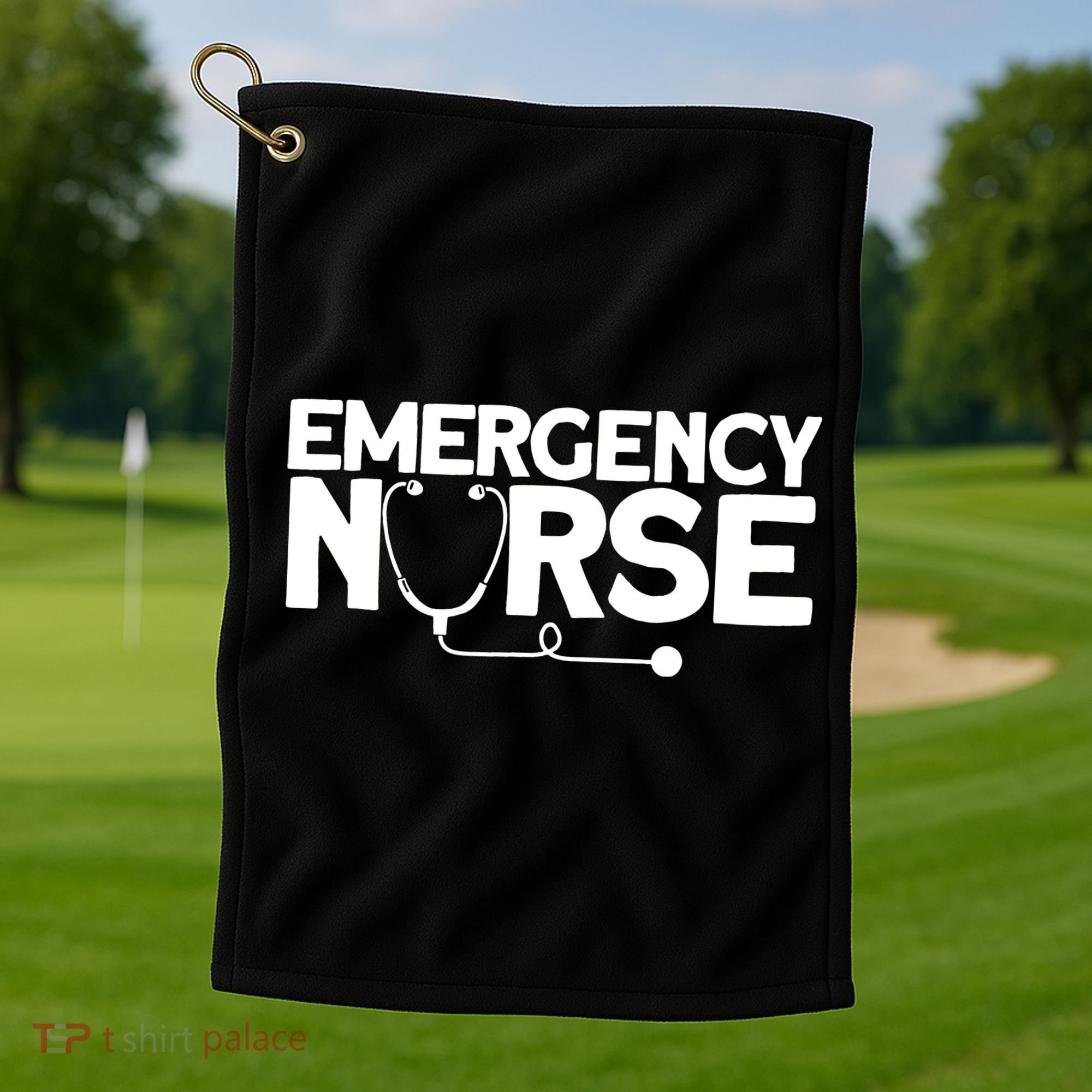 Emergency Nurse - Humorous Nursing Nurse Golf Towel